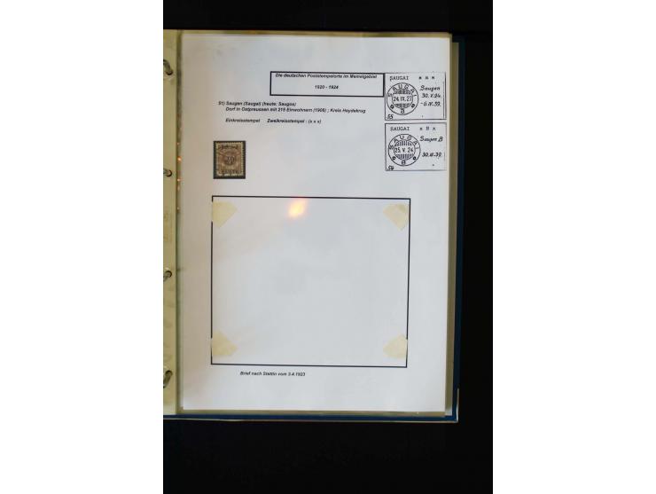 1828/1923, schöne und umfangreiche Sammlung in 7 Alben, dabei ab Vorphila über Preußen und Deutsches Reich mit gutem Brustchi