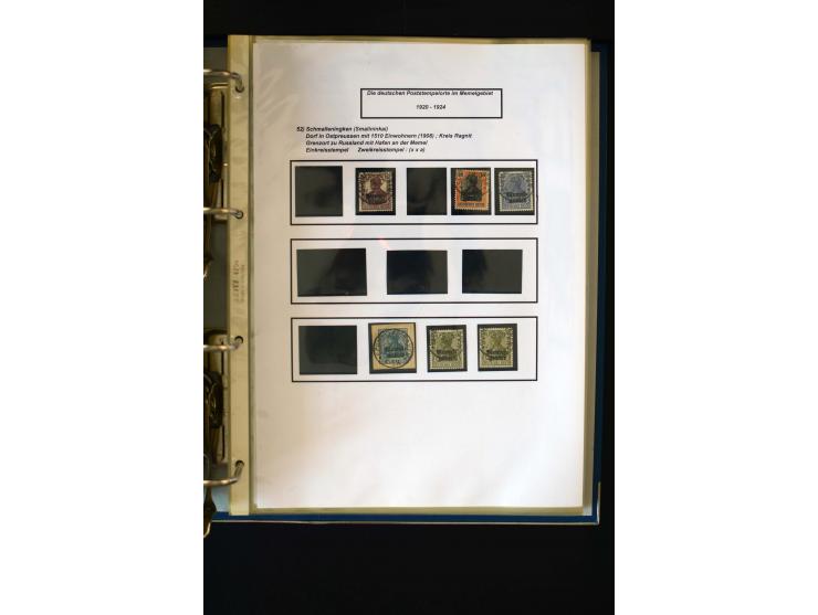 1828/1923, schöne und umfangreiche Sammlung in 7 Alben, dabei ab Vorphila über Preußen und Deutsches Reich mit gutem Brustchi