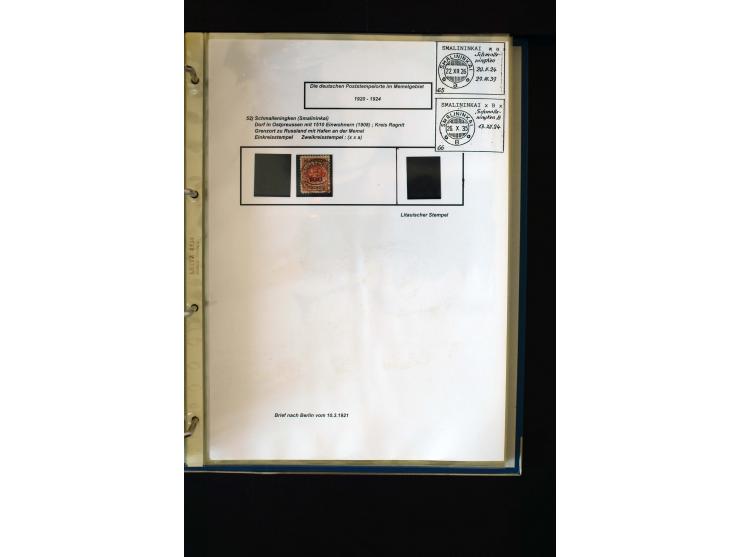 1828/1923, schöne und umfangreiche Sammlung in 7 Alben, dabei ab Vorphila über Preußen und Deutsches Reich mit gutem Brustchi