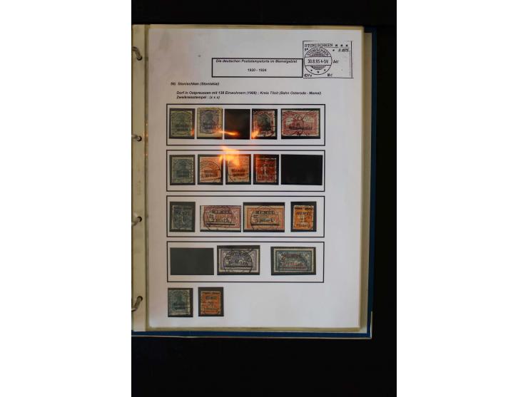 1828/1923, schöne und umfangreiche Sammlung in 7 Alben, dabei ab Vorphila über Preußen und Deutsches Reich mit gutem Brustchi