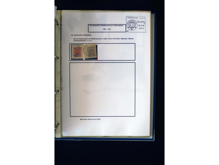 1828/1923, schöne und umfangreiche Sammlung in 7 Alben, dabei ab Vorphila über Preußen und Deutsches Reich mit gutem Brustchi