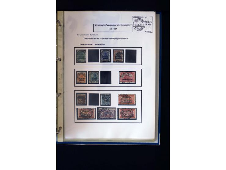 1828/1923, schöne und umfangreiche Sammlung in 7 Alben, dabei ab Vorphila über Preußen und Deutsches Reich mit gutem Brustchi