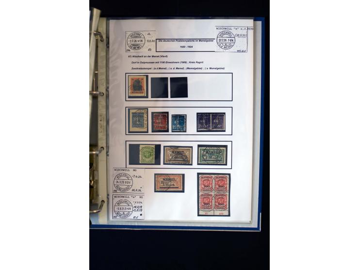1828/1923, schöne und umfangreiche Sammlung in 7 Alben, dabei ab Vorphila über Preußen und Deutsches Reich mit gutem Brustchi