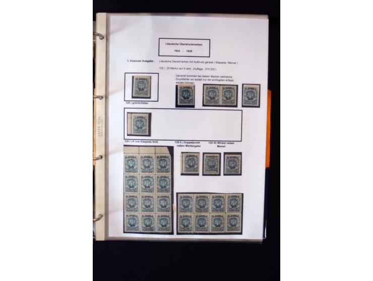 1828/1923, schöne und umfangreiche Sammlung in 7 Alben, dabei ab Vorphila über Preußen und Deutsches Reich mit gutem Brustchi