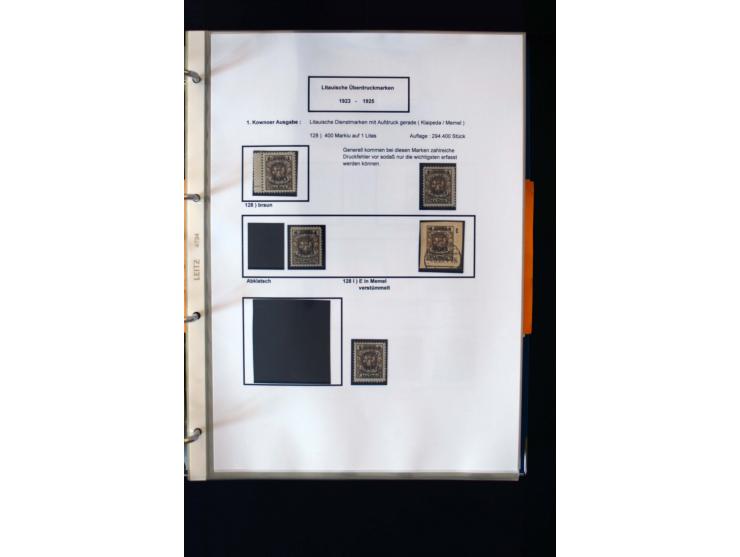 1828/1923, schöne und umfangreiche Sammlung in 7 Alben, dabei ab Vorphila über Preußen und Deutsches Reich mit gutem Brustchi