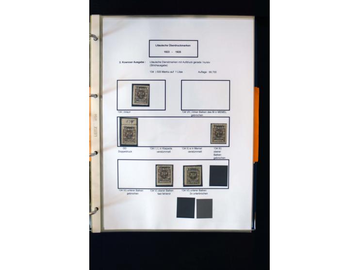1828/1923, schöne und umfangreiche Sammlung in 7 Alben, dabei ab Vorphila über Preußen und Deutsches Reich mit gutem Brustchi