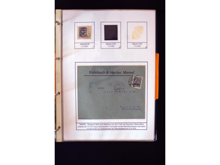 1828/1923, schöne und umfangreiche Sammlung in 7 Alben, dabei ab Vorphila über Preußen und Deutsches Reich mit gutem Brustchi