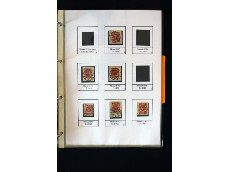 1828/1923, schöne und umfangreiche Sammlung in 7 Alben, dabei ab Vorphila über Preußen und Deutsches Reich mit gutem Brustchi