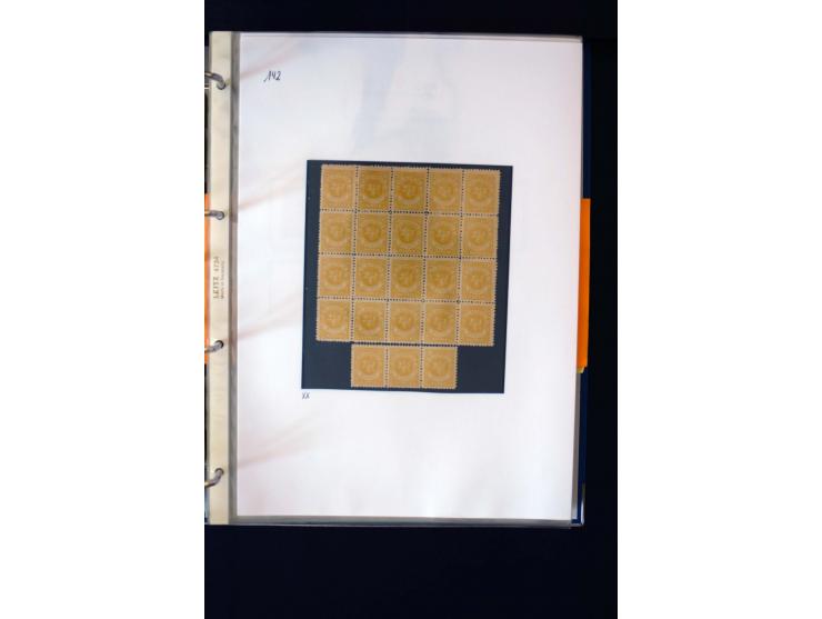 1828/1923, schöne und umfangreiche Sammlung in 7 Alben, dabei ab Vorphila über Preußen und Deutsches Reich mit gutem Brustchi