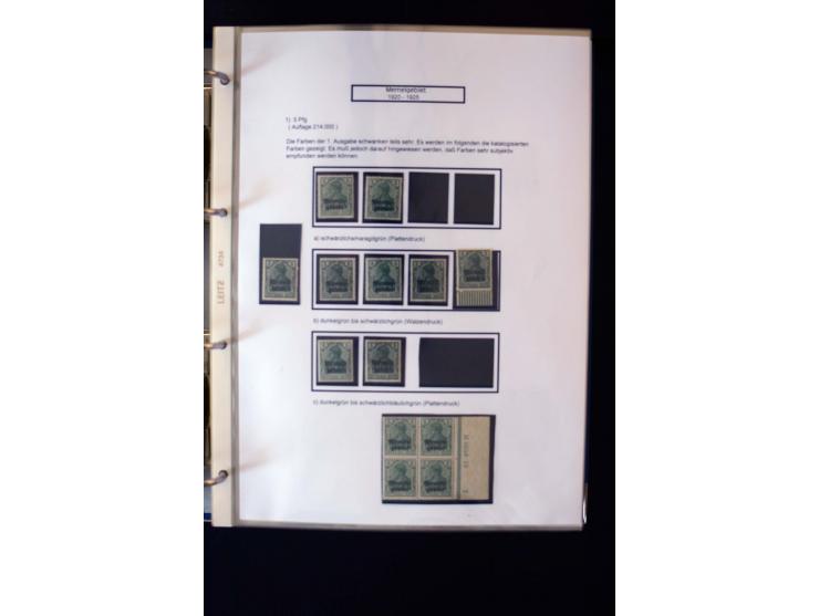 1828/1923, schöne und umfangreiche Sammlung in 7 Alben, dabei ab Vorphila über Preußen und Deutsches Reich mit gutem Brustchi