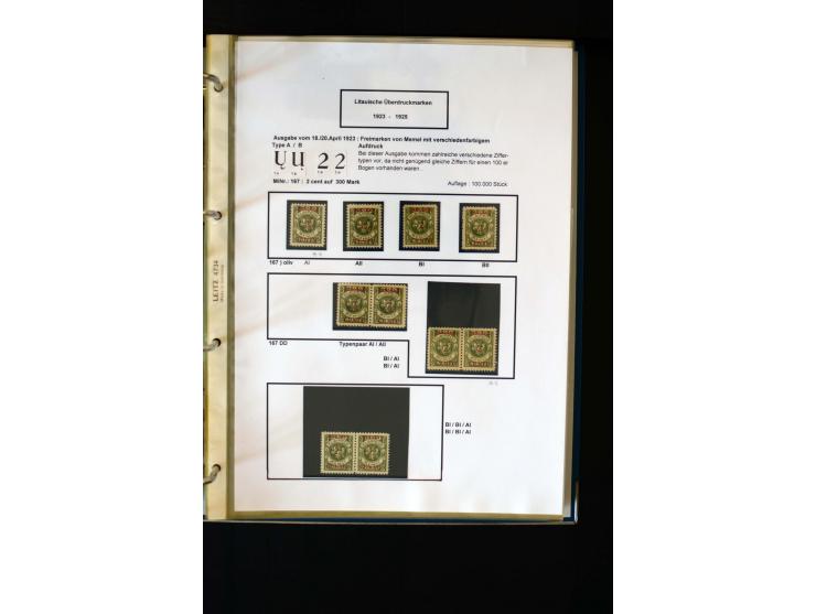 1828/1923, schöne und umfangreiche Sammlung in 7 Alben, dabei ab Vorphila über Preußen und Deutsches Reich mit gutem Brustchi