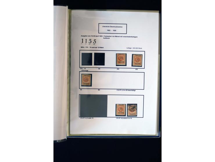1828/1923, schöne und umfangreiche Sammlung in 7 Alben, dabei ab Vorphila über Preußen und Deutsches Reich mit gutem Brustchi