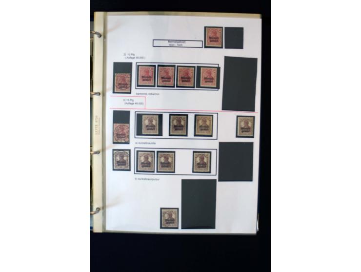 1828/1923, schöne und umfangreiche Sammlung in 7 Alben, dabei ab Vorphila über Preußen und Deutsches Reich mit gutem Brustchi