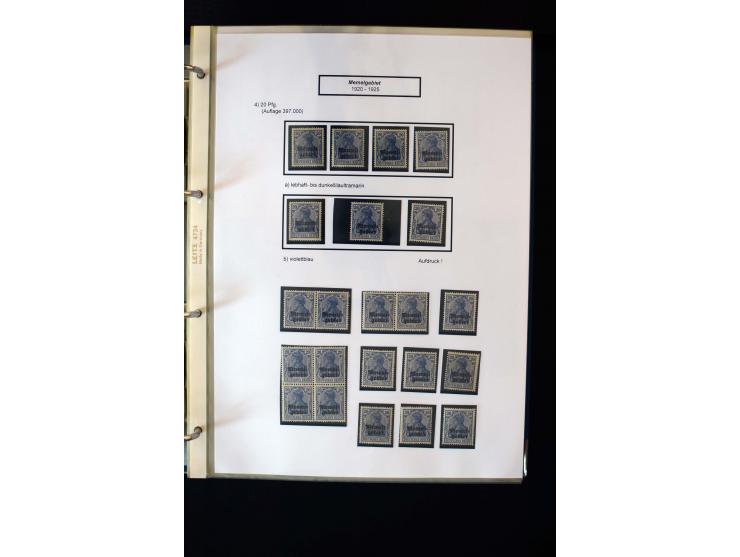 1828/1923, schöne und umfangreiche Sammlung in 7 Alben, dabei ab Vorphila über Preußen und Deutsches Reich mit gutem Brustchi