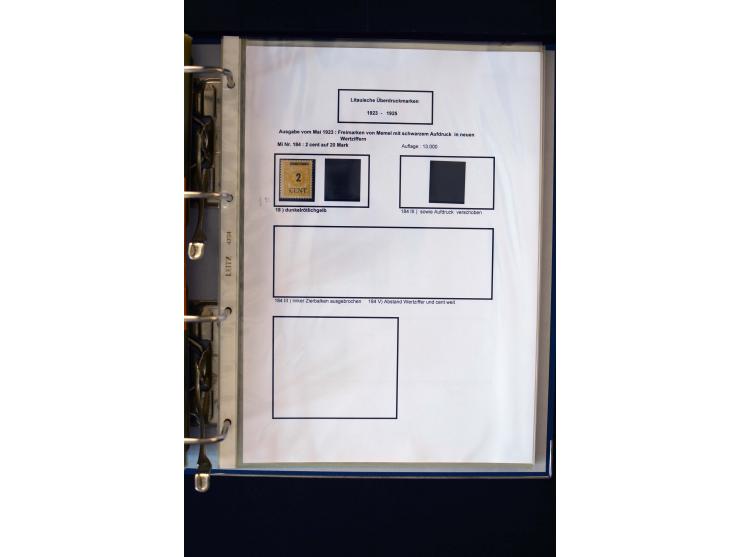 1828/1923, schöne und umfangreiche Sammlung in 7 Alben, dabei ab Vorphila über Preußen und Deutsches Reich mit gutem Brustchi