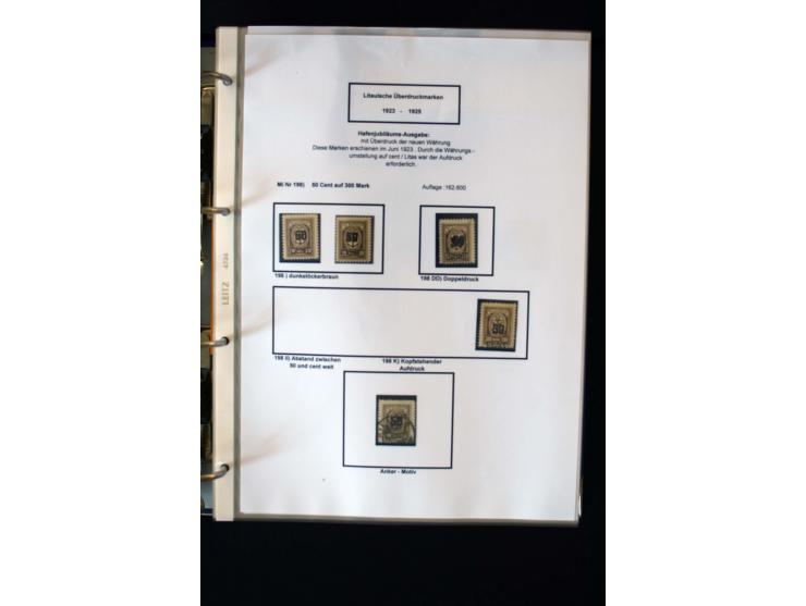 1828/1923, schöne und umfangreiche Sammlung in 7 Alben, dabei ab Vorphila über Preußen und Deutsches Reich mit gutem Brustchi