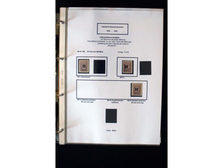 1828/1923, schöne und umfangreiche Sammlung in 7 Alben, dabei ab Vorphila über Preußen und Deutsches Reich mit gutem Brustchi