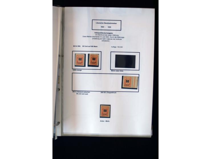 1828/1923, schöne und umfangreiche Sammlung in 7 Alben, dabei ab Vorphila über Preußen und Deutsches Reich mit gutem Brustchi