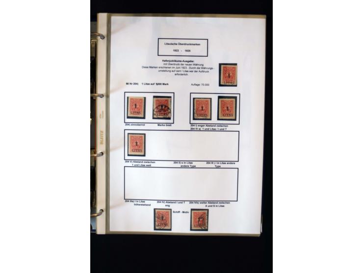 1828/1923, schöne und umfangreiche Sammlung in 7 Alben, dabei ab Vorphila über Preußen und Deutsches Reich mit gutem Brustchi