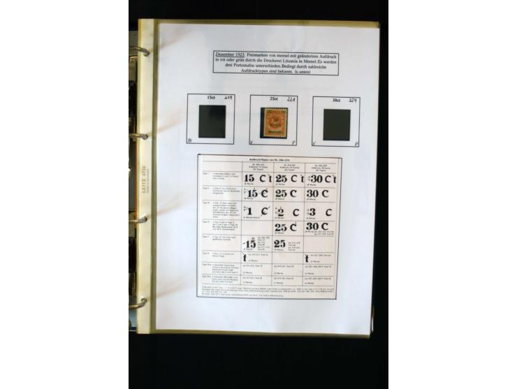 1828/1923, schöne und umfangreiche Sammlung in 7 Alben, dabei ab Vorphila über Preußen und Deutsches Reich mit gutem Brustchi