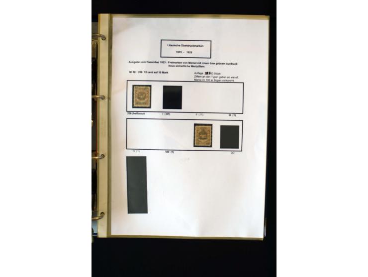 1828/1923, schöne und umfangreiche Sammlung in 7 Alben, dabei ab Vorphila über Preußen und Deutsches Reich mit gutem Brustchi