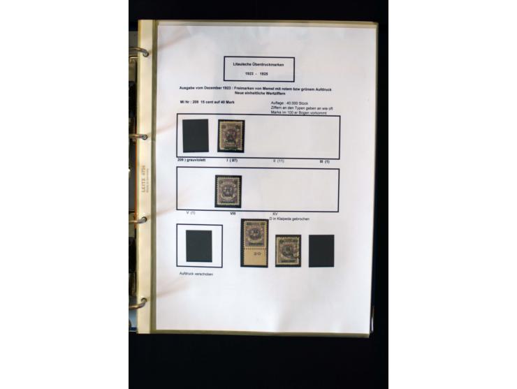 1828/1923, schöne und umfangreiche Sammlung in 7 Alben, dabei ab Vorphila über Preußen und Deutsches Reich mit gutem Brustchi
