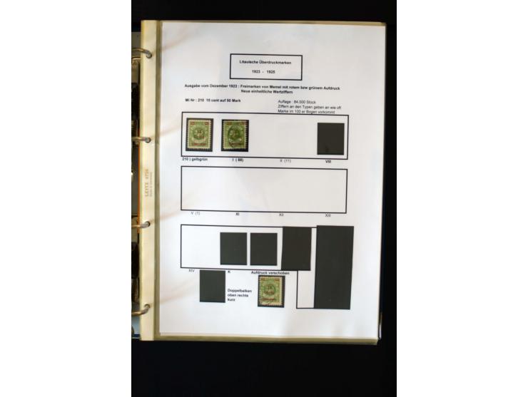 1828/1923, schöne und umfangreiche Sammlung in 7 Alben, dabei ab Vorphila über Preußen und Deutsches Reich mit gutem Brustchi