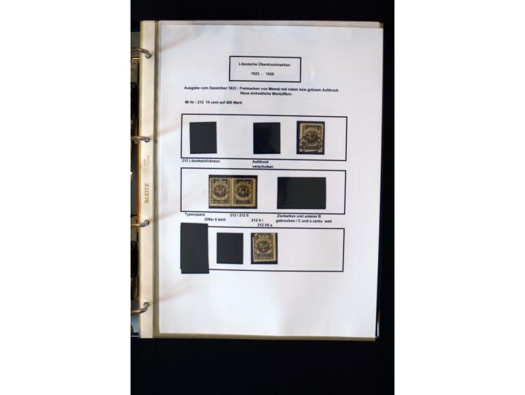 1828/1923, schöne und umfangreiche Sammlung in 7 Alben, dabei ab Vorphila über Preußen und Deutsches Reich mit gutem Brustchi