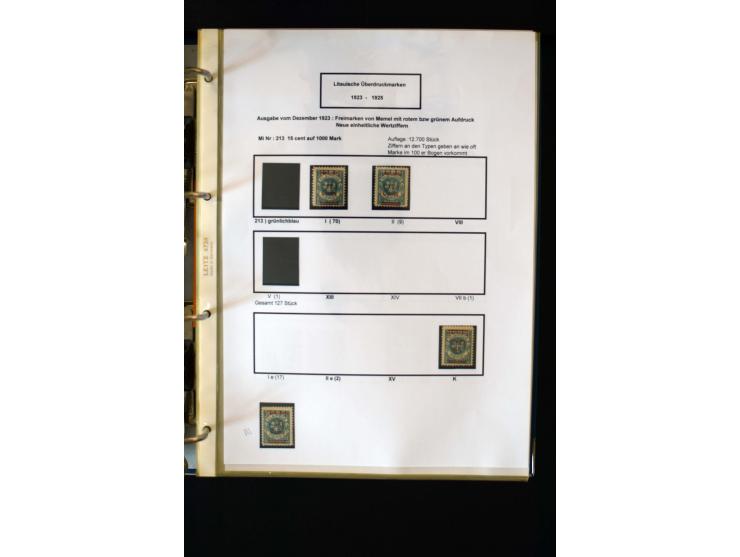 1828/1923, schöne und umfangreiche Sammlung in 7 Alben, dabei ab Vorphila über Preußen und Deutsches Reich mit gutem Brustchi