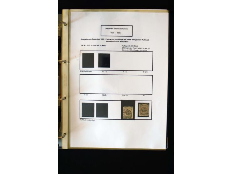 1828/1923, schöne und umfangreiche Sammlung in 7 Alben, dabei ab Vorphila über Preußen und Deutsches Reich mit gutem Brustchi