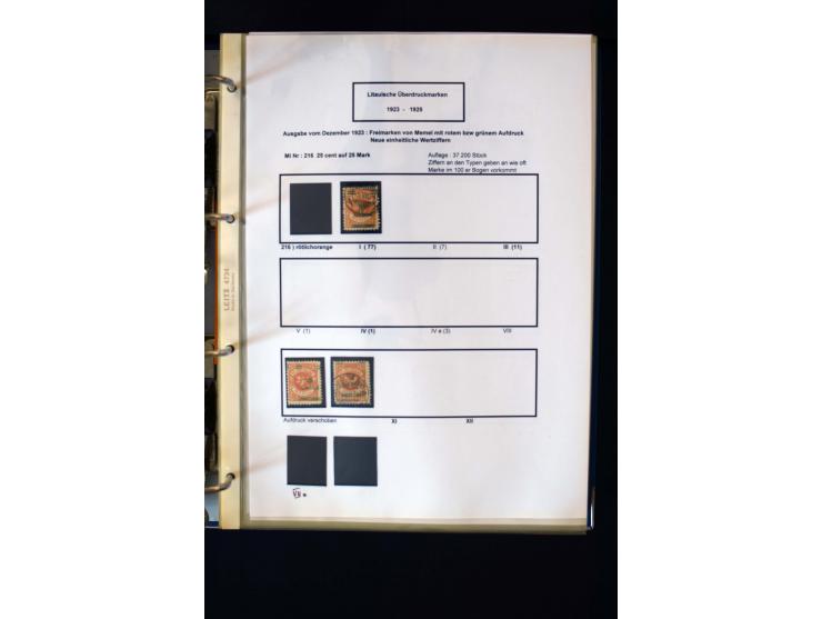 1828/1923, schöne und umfangreiche Sammlung in 7 Alben, dabei ab Vorphila über Preußen und Deutsches Reich mit gutem Brustchi