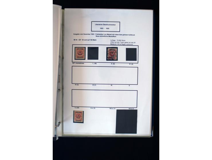 1828/1923, schöne und umfangreiche Sammlung in 7 Alben, dabei ab Vorphila über Preußen und Deutsches Reich mit gutem Brustchi
