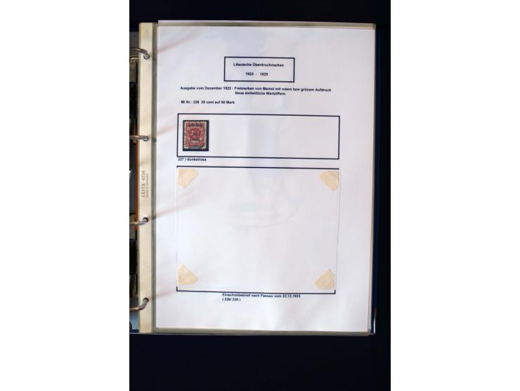 1828/1923, schöne und umfangreiche Sammlung in 7 Alben, dabei ab Vorphila über Preußen und Deutsches Reich mit gutem Brustchi