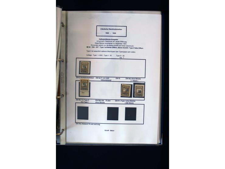 1828/1923, schöne und umfangreiche Sammlung in 7 Alben, dabei ab Vorphila über Preußen und Deutsches Reich mit gutem Brustchi