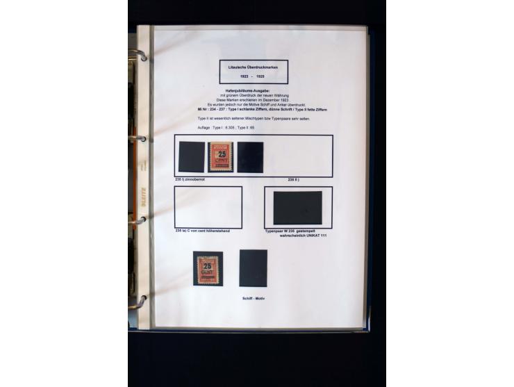 1828/1923, schöne und umfangreiche Sammlung in 7 Alben, dabei ab Vorphila über Preußen und Deutsches Reich mit gutem Brustchi