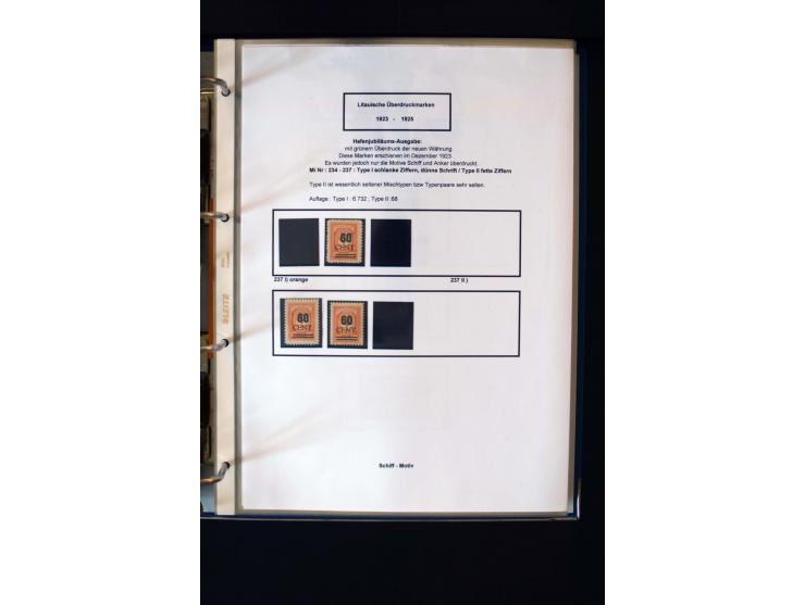 1828/1923, schöne und umfangreiche Sammlung in 7 Alben, dabei ab Vorphila über Preußen und Deutsches Reich mit gutem Brustchi