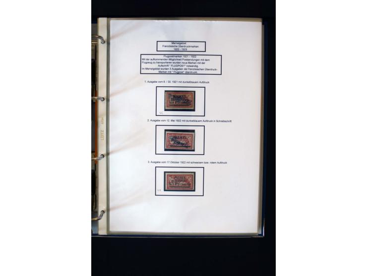 1828/1923, schöne und umfangreiche Sammlung in 7 Alben, dabei ab Vorphila über Preußen und Deutsches Reich mit gutem Brustchi