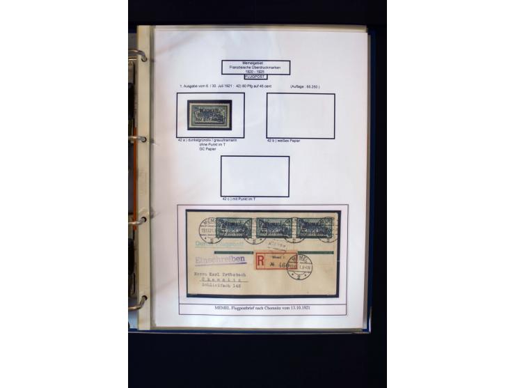 1828/1923, schöne und umfangreiche Sammlung in 7 Alben, dabei ab Vorphila über Preußen und Deutsches Reich mit gutem Brustchi
