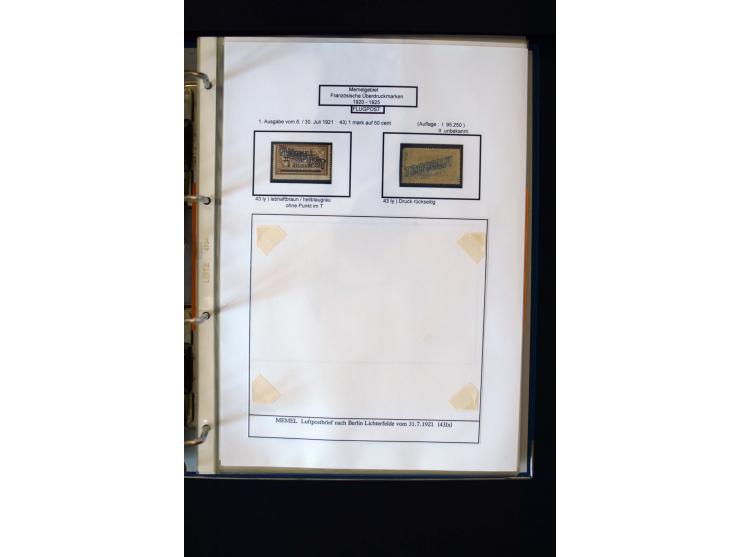 1828/1923, schöne und umfangreiche Sammlung in 7 Alben, dabei ab Vorphila über Preußen und Deutsches Reich mit gutem Brustchi