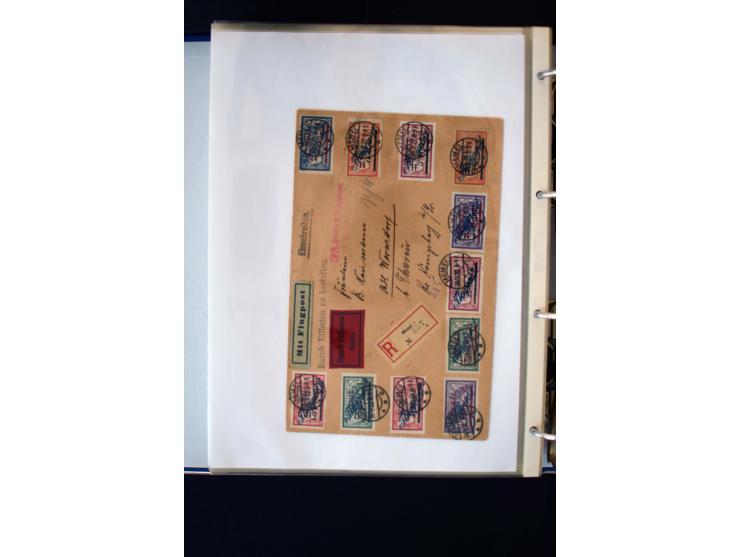 1828/1923, schöne und umfangreiche Sammlung in 7 Alben, dabei ab Vorphila über Preußen und Deutsches Reich mit gutem Brustchi