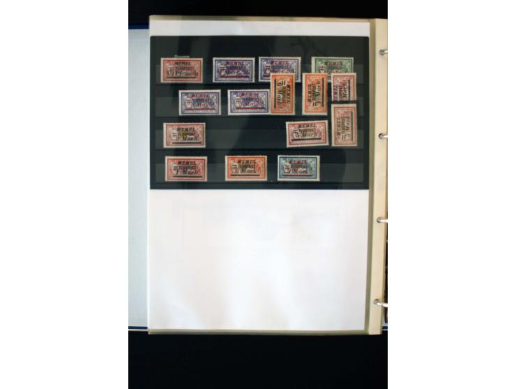 1828/1923, schöne und umfangreiche Sammlung in 7 Alben, dabei ab Vorphila über Preußen und Deutsches Reich mit gutem Brustchi
