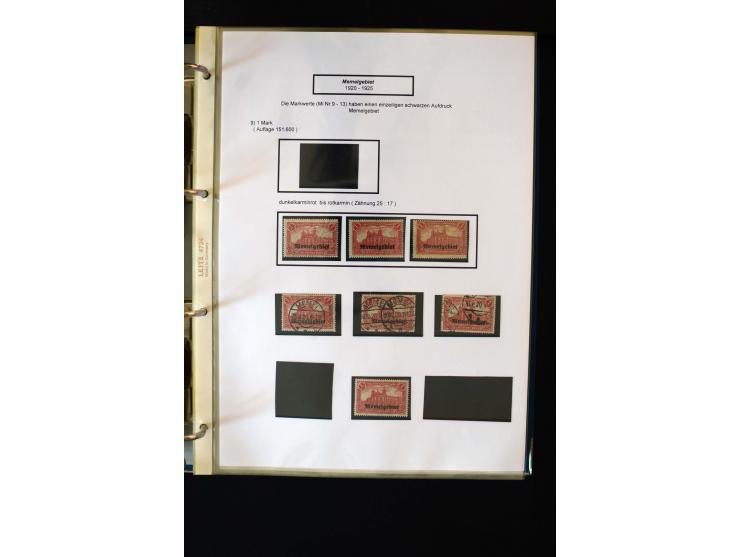 1828/1923, schöne und umfangreiche Sammlung in 7 Alben, dabei ab Vorphila über Preußen und Deutsches Reich mit gutem Brustchi