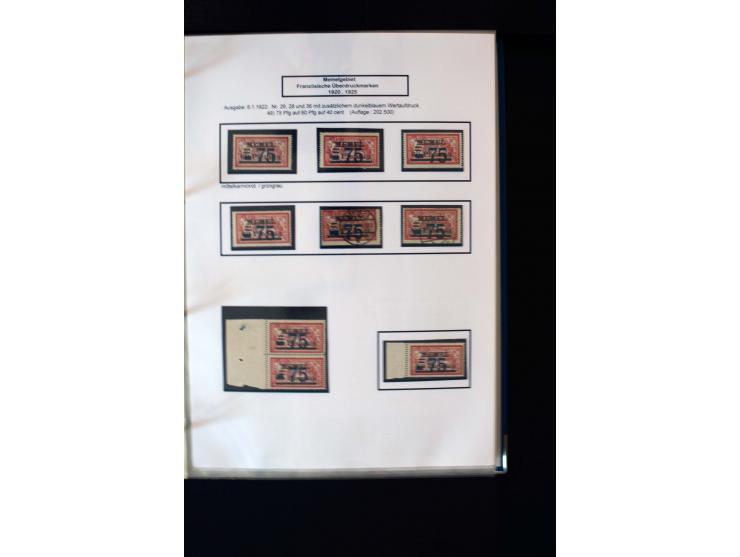 1828/1923, schöne und umfangreiche Sammlung in 7 Alben, dabei ab Vorphila über Preußen und Deutsches Reich mit gutem Brustchi