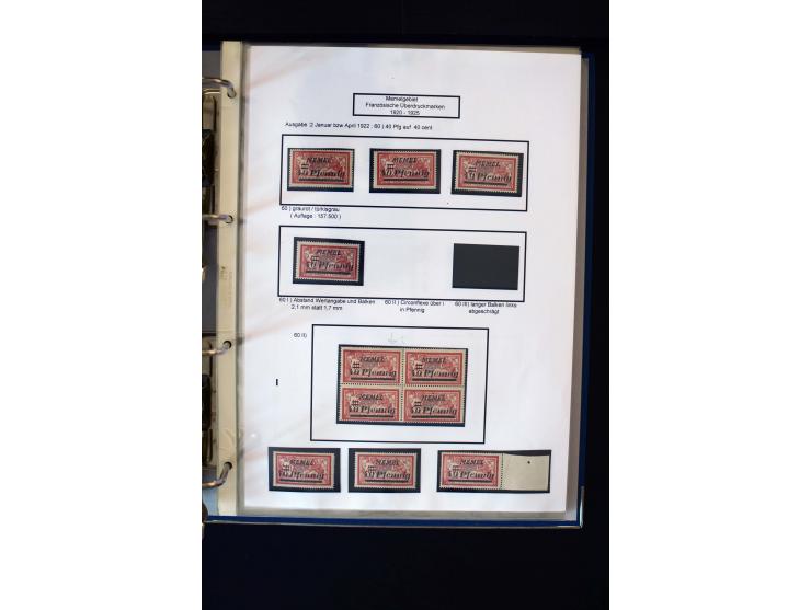 1828/1923, schöne und umfangreiche Sammlung in 7 Alben, dabei ab Vorphila über Preußen und Deutsches Reich mit gutem Brustchi