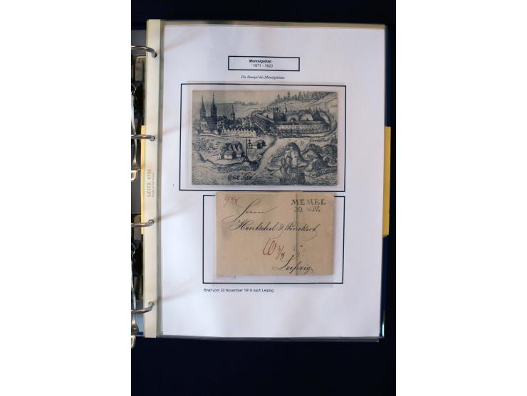 1828/1923, schöne und umfangreiche Sammlung in 7 Alben, dabei ab Vorphila über Preußen und Deutsches Reich mit gutem Brustchi