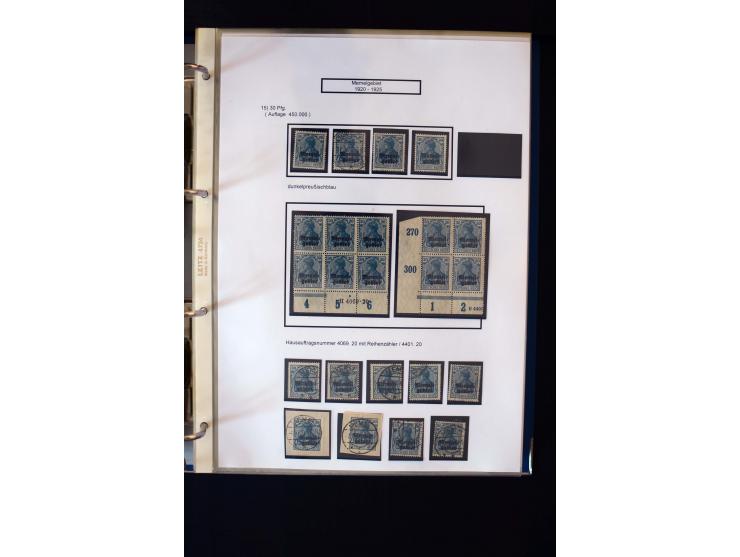 1828/1923, schöne und umfangreiche Sammlung in 7 Alben, dabei ab Vorphila über Preußen und Deutsches Reich mit gutem Brustchi