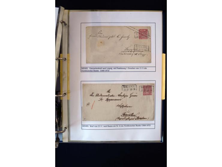 1828/1923, schöne und umfangreiche Sammlung in 7 Alben, dabei ab Vorphila über Preußen und Deutsches Reich mit gutem Brustchi