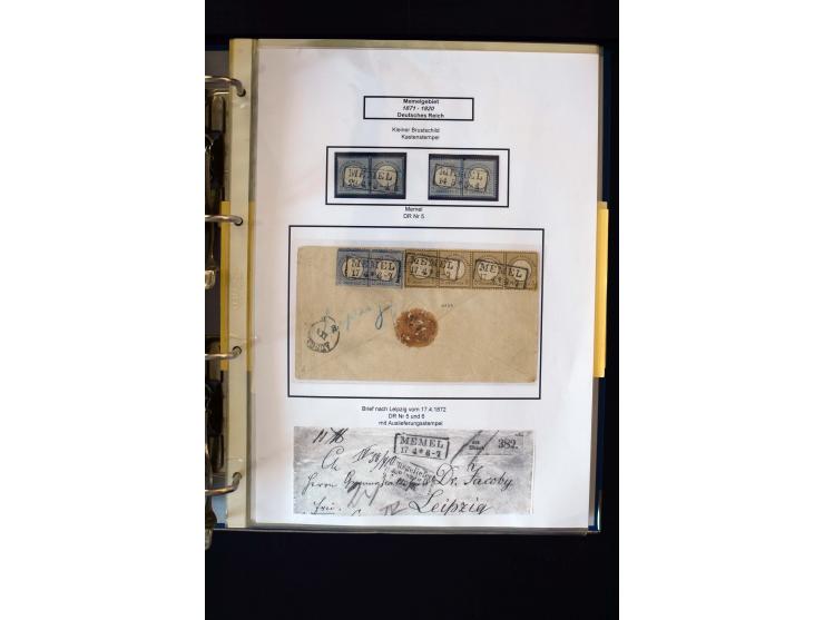 1828/1923, schöne und umfangreiche Sammlung in 7 Alben, dabei ab Vorphila über Preußen und Deutsches Reich mit gutem Brustchi