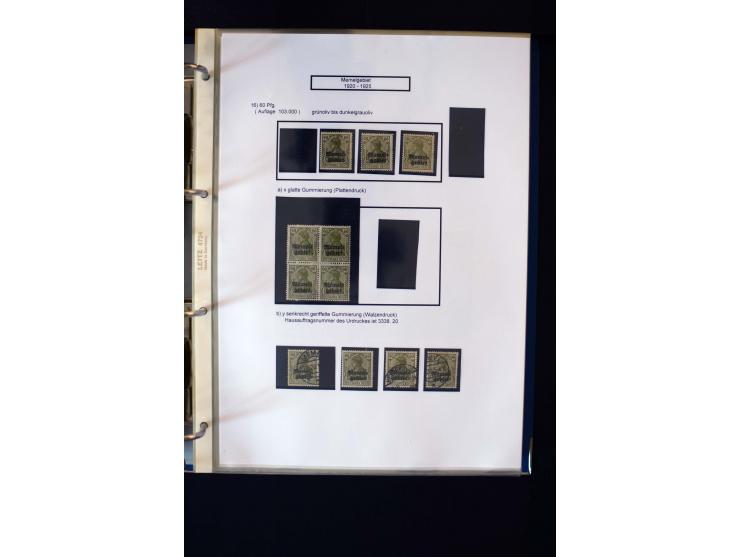 1828/1923, schöne und umfangreiche Sammlung in 7 Alben, dabei ab Vorphila über Preußen und Deutsches Reich mit gutem Brustchi