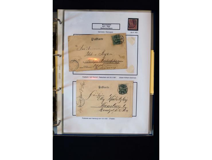 1828/1923, schöne und umfangreiche Sammlung in 7 Alben, dabei ab Vorphila über Preußen und Deutsches Reich mit gutem Brustchi